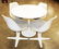 Knoll Saarinen tulip dining table and 4 chairs - 4