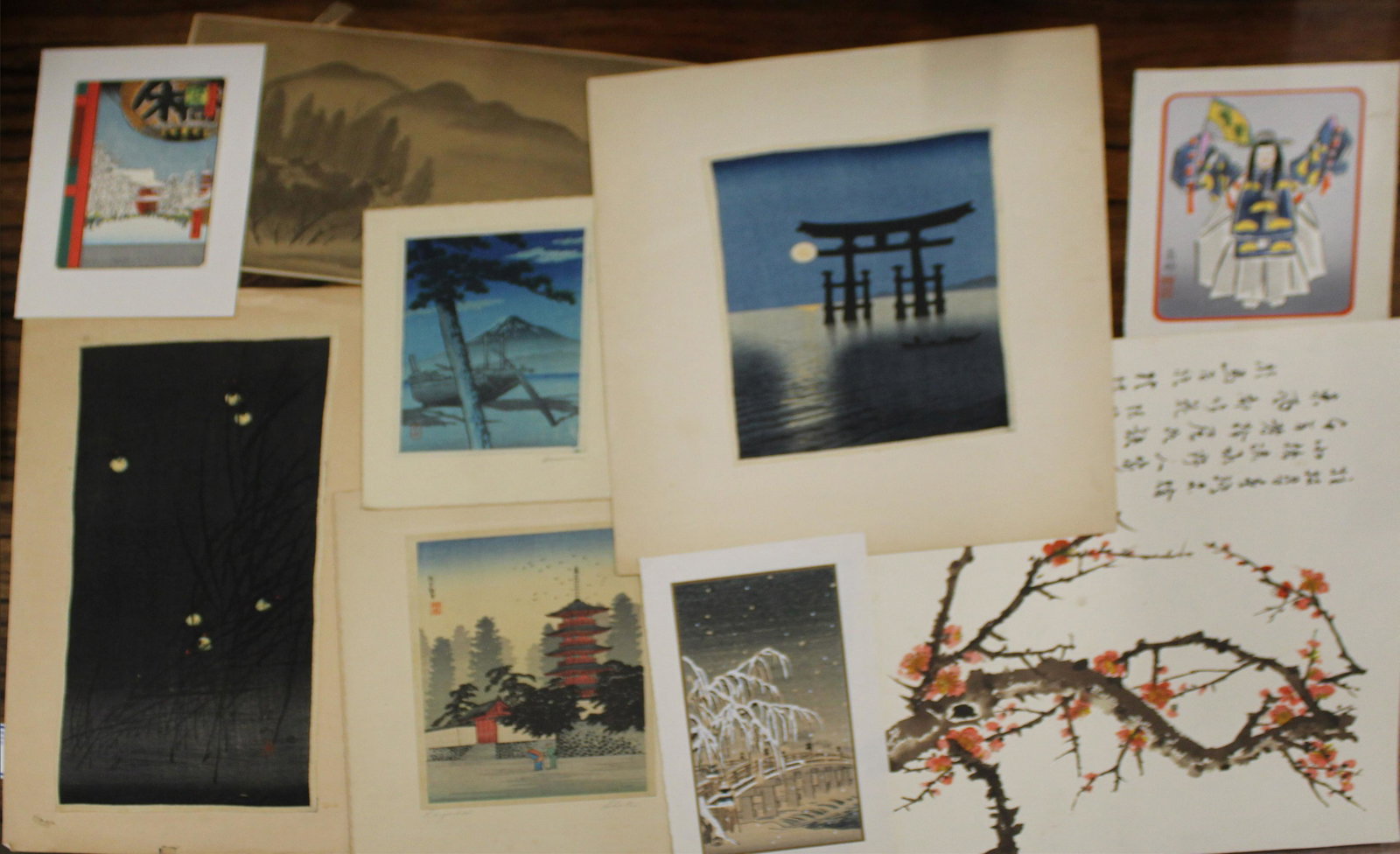 Lot of Meji period Japanese Ukiyo-e: Lot of Meji period Japanese Ukiyo-e prints