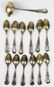 12 Gorham Imperial sterling demitasse spoons - 2