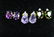 Three pairs of earrings