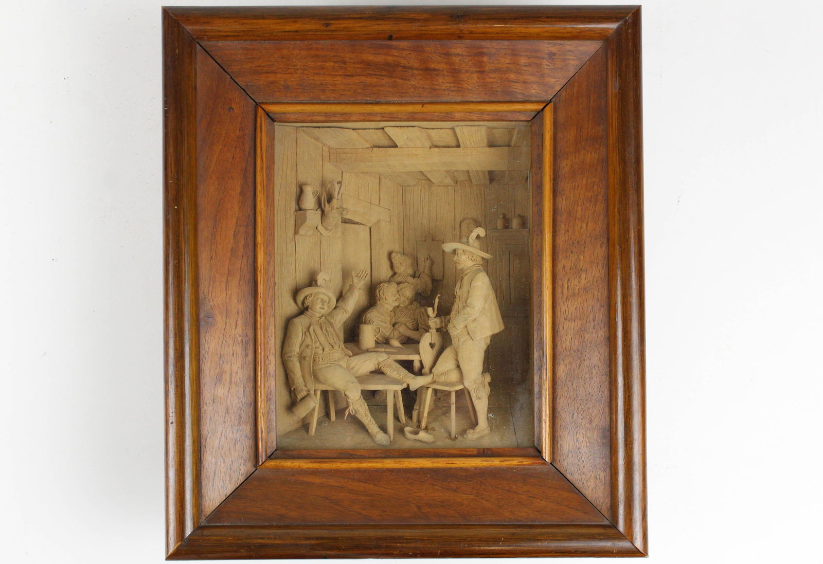 Late 19th C Austrian Shadow Box Carving Dec 20 2019 Merrill S Auctioneers And Appraisers In Vt