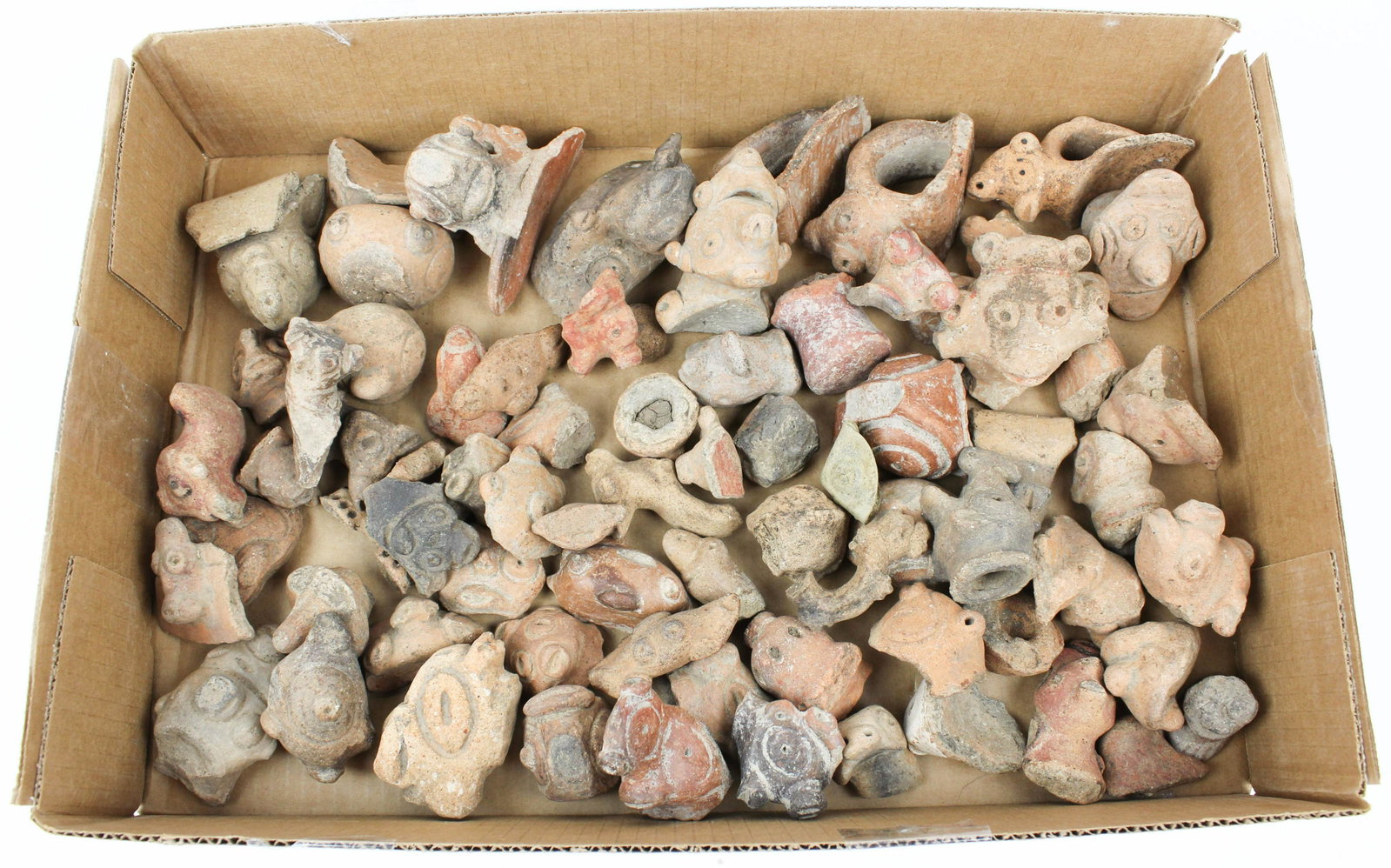 Pre Columbian Grenadine Islands Pottery: Pre Columbian Grenada Caribbean Islands Saladoid figural pottery fragments