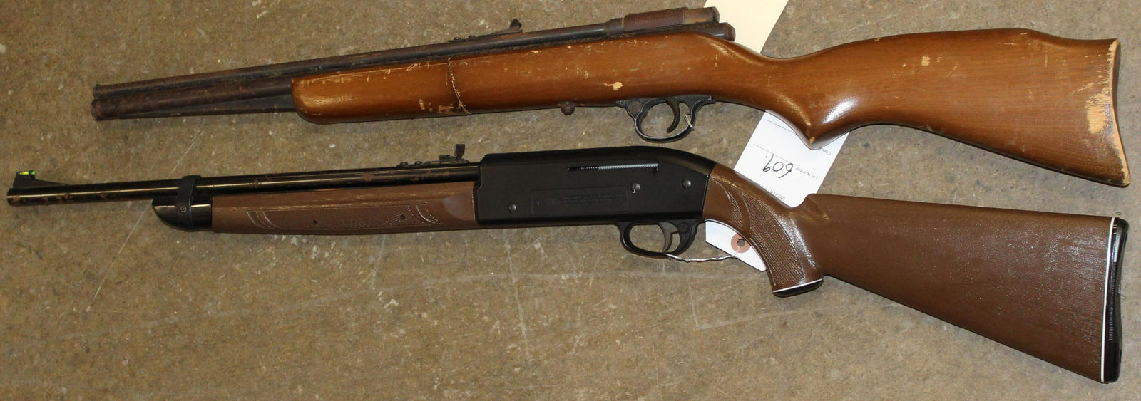 Two Pellet Guns: Two pellet guns -Crosman 2100 Classic with minor surface rust , Crosman 140 Pellet gun