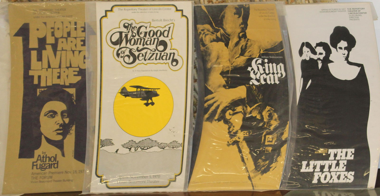 Six New York Theater Posters: Six New York Theater Posters and lobby cards in various size