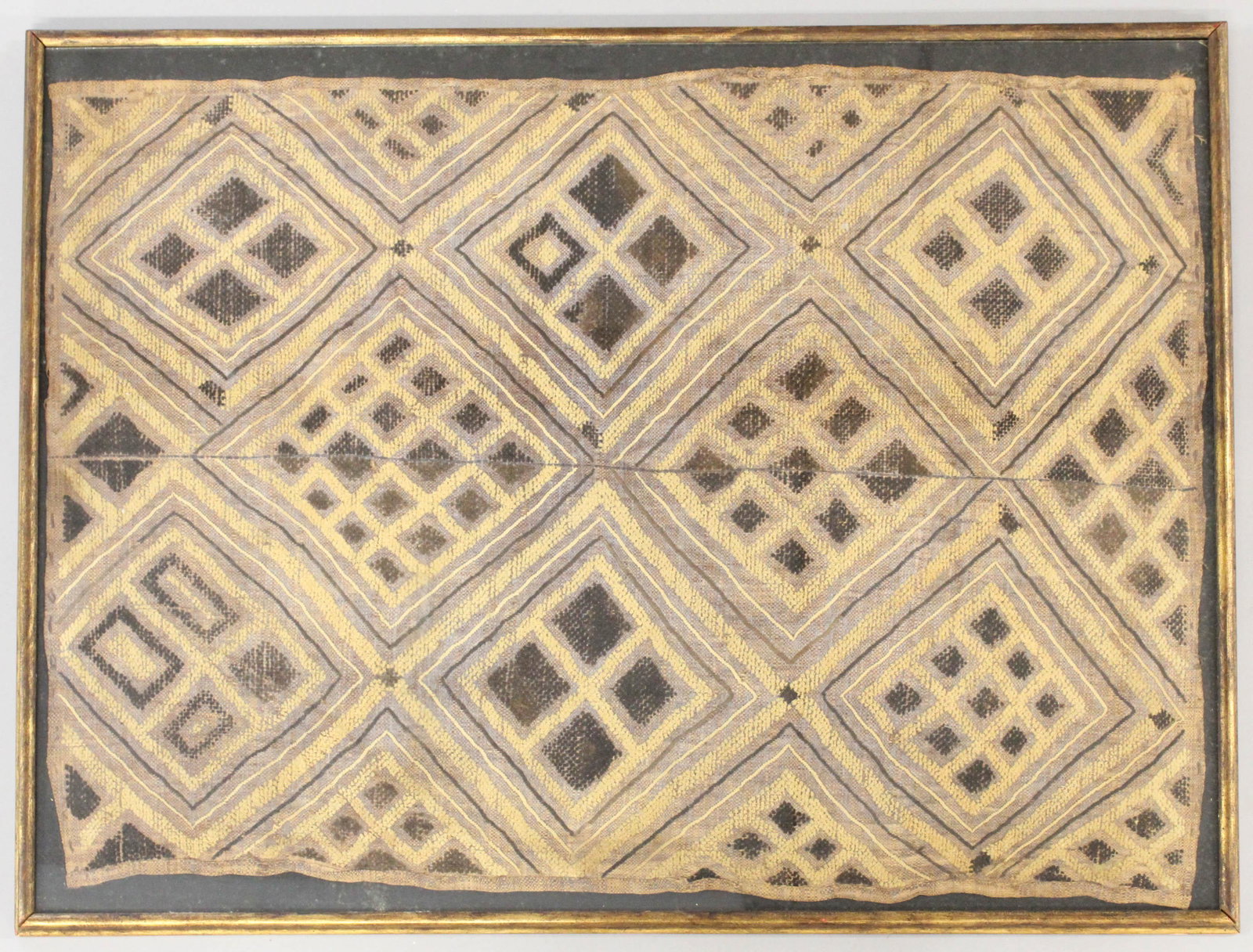 Central/ South American Framed Weaving: Central/ South American framed woven textile, 22" x 31 1/4"