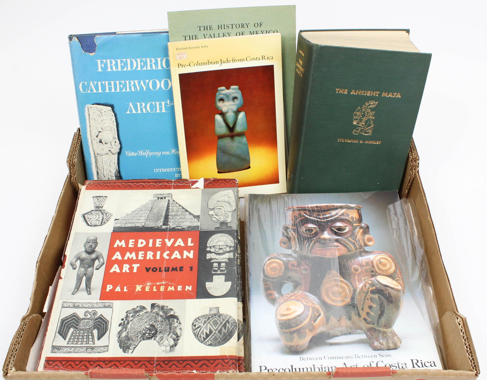 Mayan, Central American Reference Books: Mayan, Central American Archaeological reference books (8 pcs)