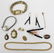 Group of Victorian gold jewelry