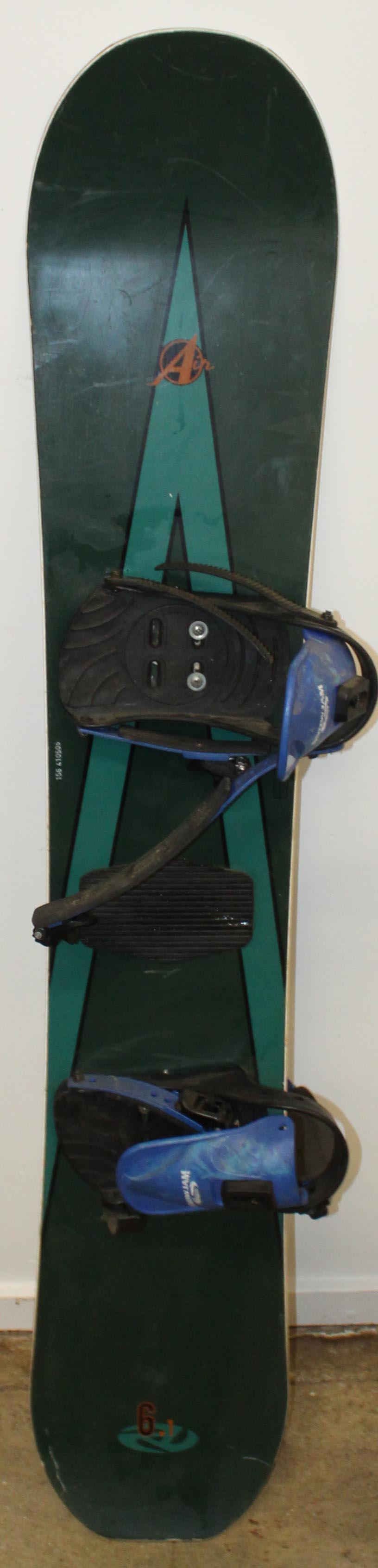 Early 90's Burton Air 6.1 Snowboard: Early 90's Burton Air 6.1 Snowboard Sn 156 410505 some finish crazing. 61"