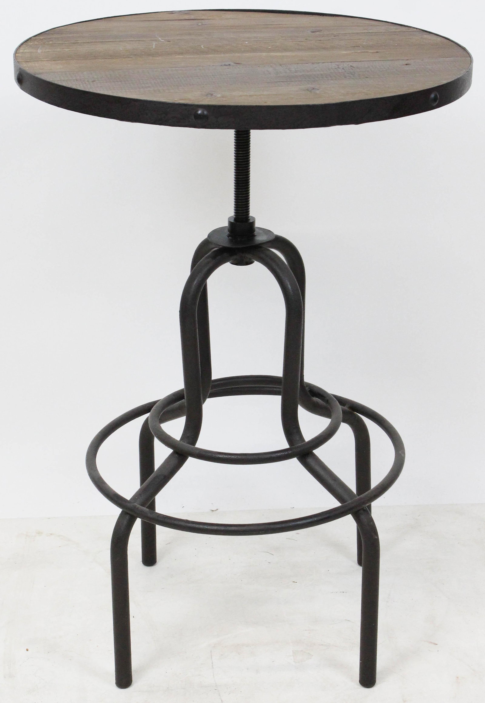 20th c Ice Cream Parlor Table: 20th c Ice Cream Parlor Table 25" diameter 36" high