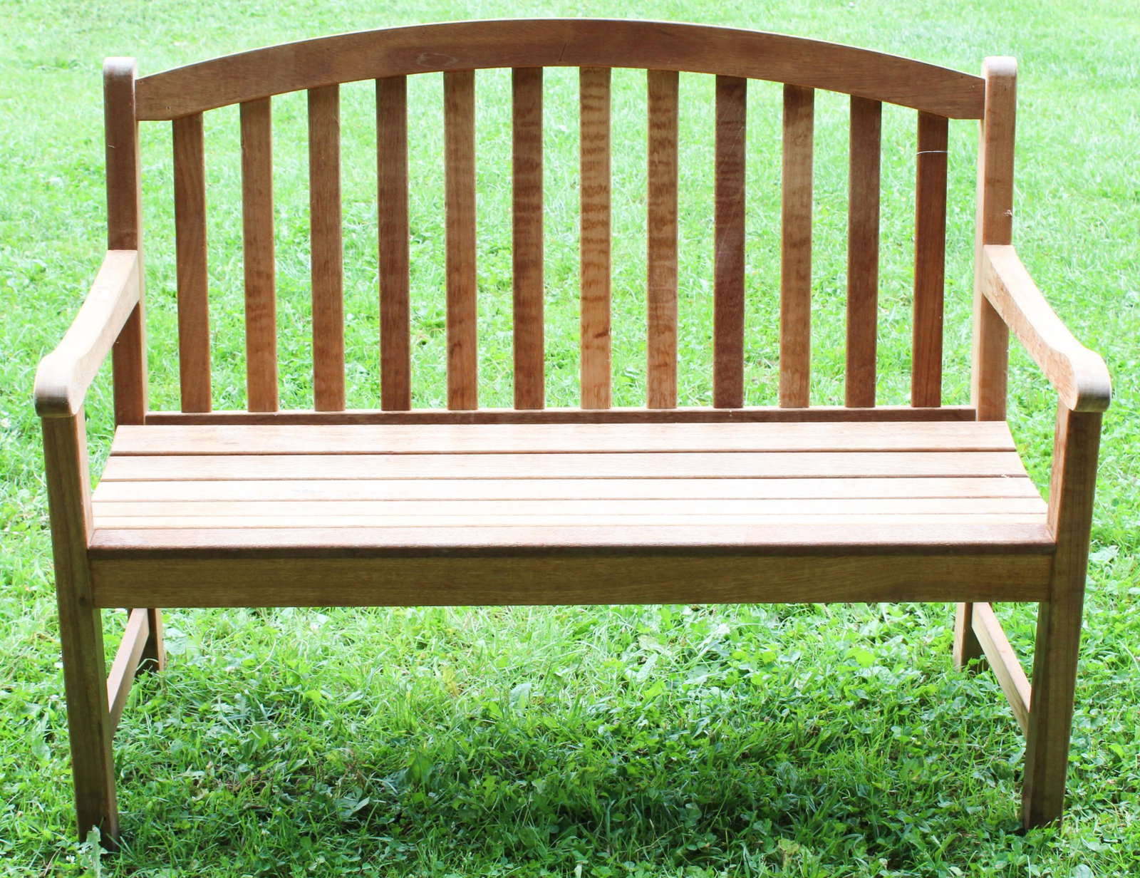 Teak Outdoor Bench: Teak Outdoor/ Patio/ Poolside bench, length 47"