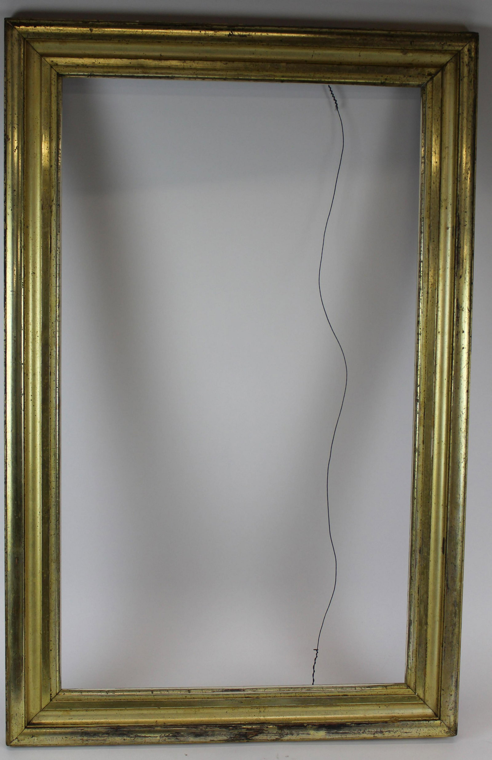 Lemon gold frame: 19th Lemon gold frame with 20 x 34" opening 26 x 40" outer dimensions,