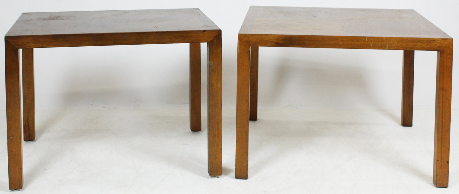 Pair of Lane modern side tables: Pair of Lane Modern Side tables 20 x 28 x 28"