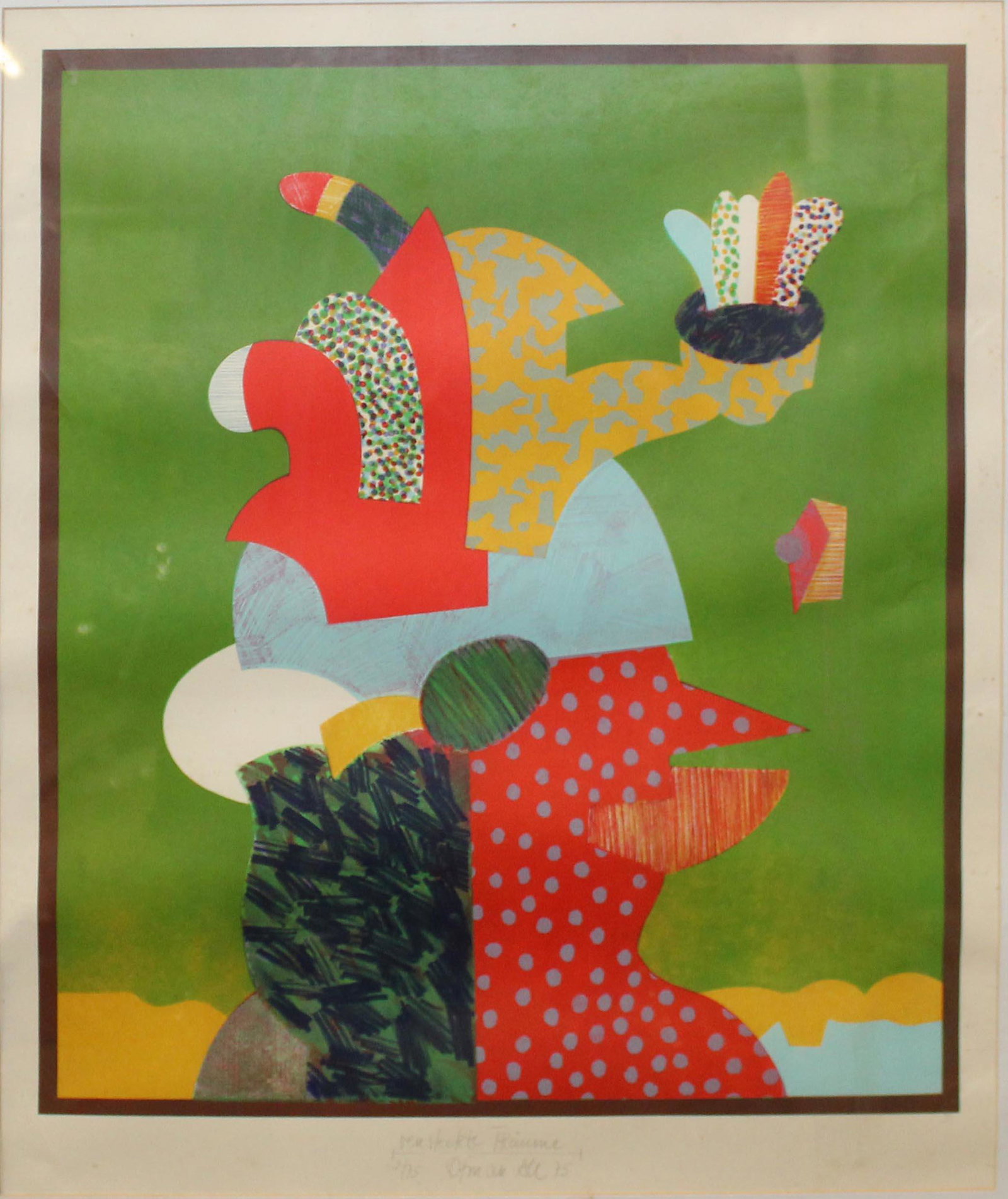 Otmar Alt (DE 1940-) Verteckte Traume: Otmar Alt (German 1940-) Verteckte Traume (sp?) serigraph on paper editioned 3/75 dated 75' 17 x 20"