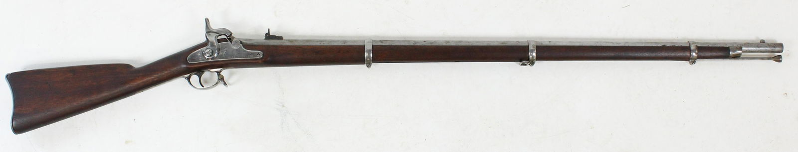 US Model of 1861 Rifled Musket Marked S.N & W.T.C: US Model of 1861 Rifled musket- Contract musket by Samuel Norris and WT Clements Massachussets (Marked S.N. & W.T.C. for Massachusetts) Very clean overall .58 cal barrel 40" overall 55"