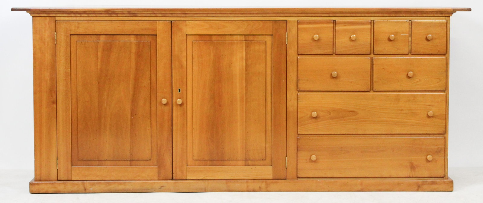 Cherry Contemporary Server or Sofa Table: Cherry Contemporary Server or Sofa Table 19 x 78 x 32" in a style reminiscent of Shaker Furniture.