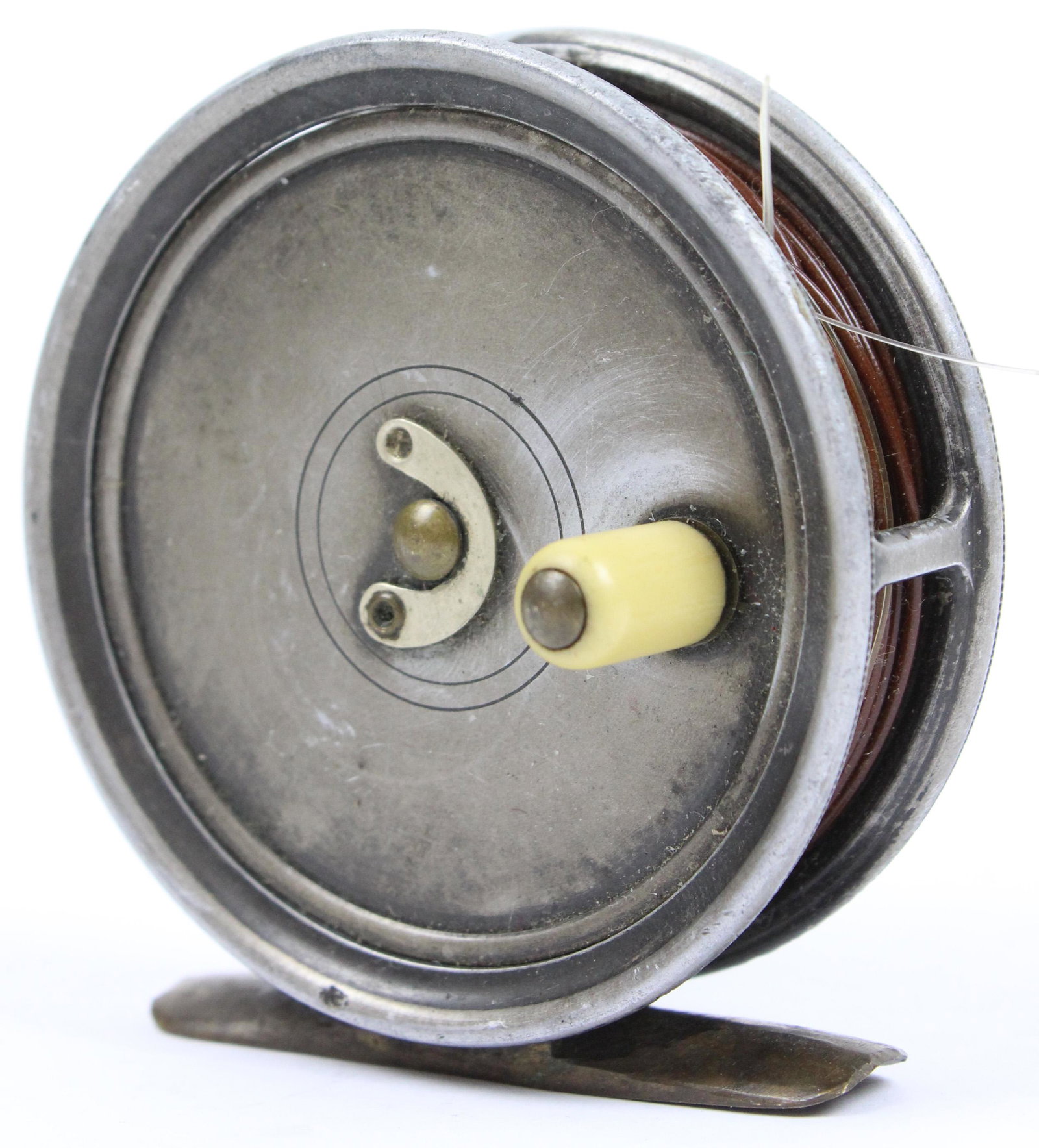 Hardy Bros 3 1/8" Mark 1 Fly Reel: Hardy Bros, Alnwick 3 1/8" Mark 1 Duplicated fly reel, patent Uniqua reel, diameter 3"
