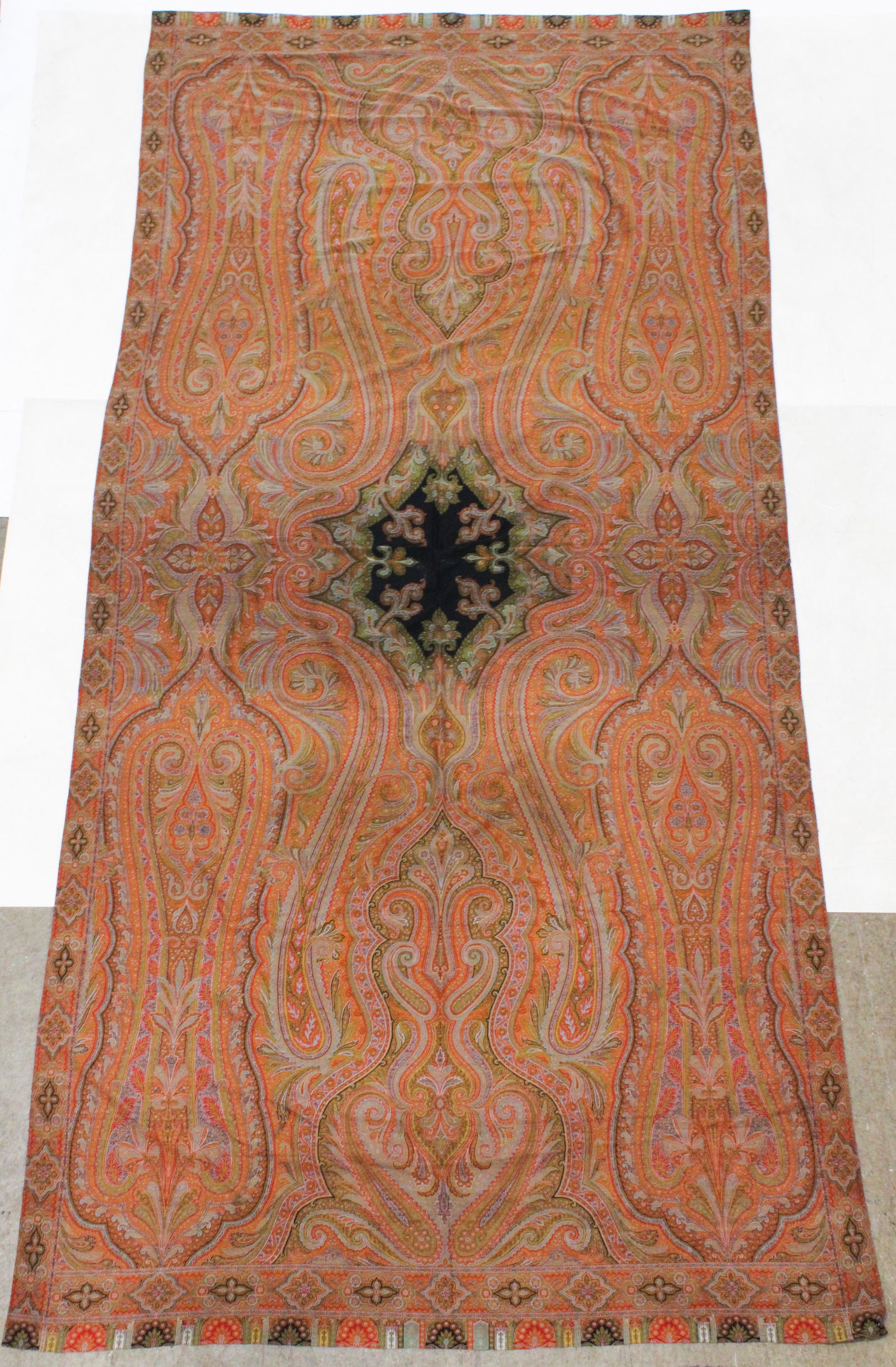Antique Early 20th c Paisley Shawl (1 of 4)