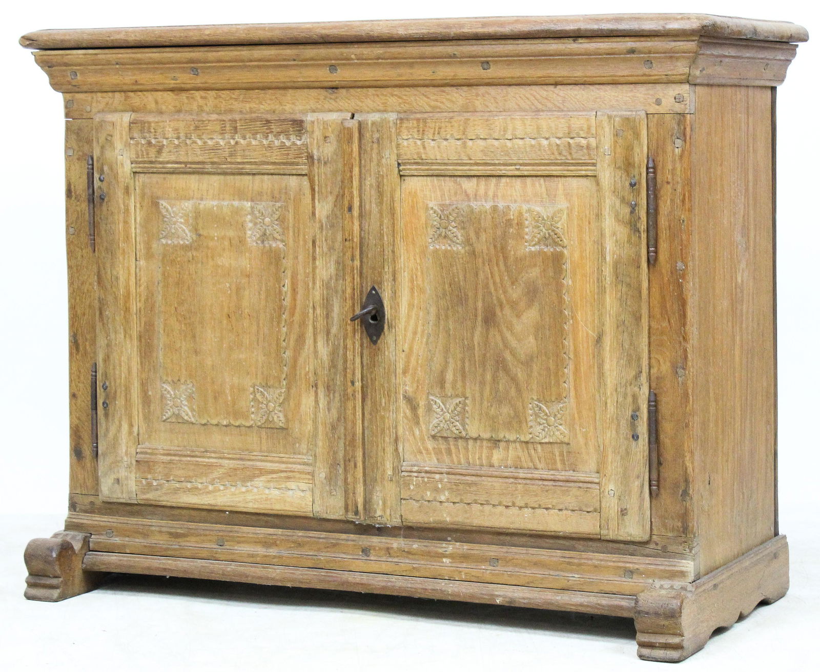 18th c European Oak Commode (1 of 5)