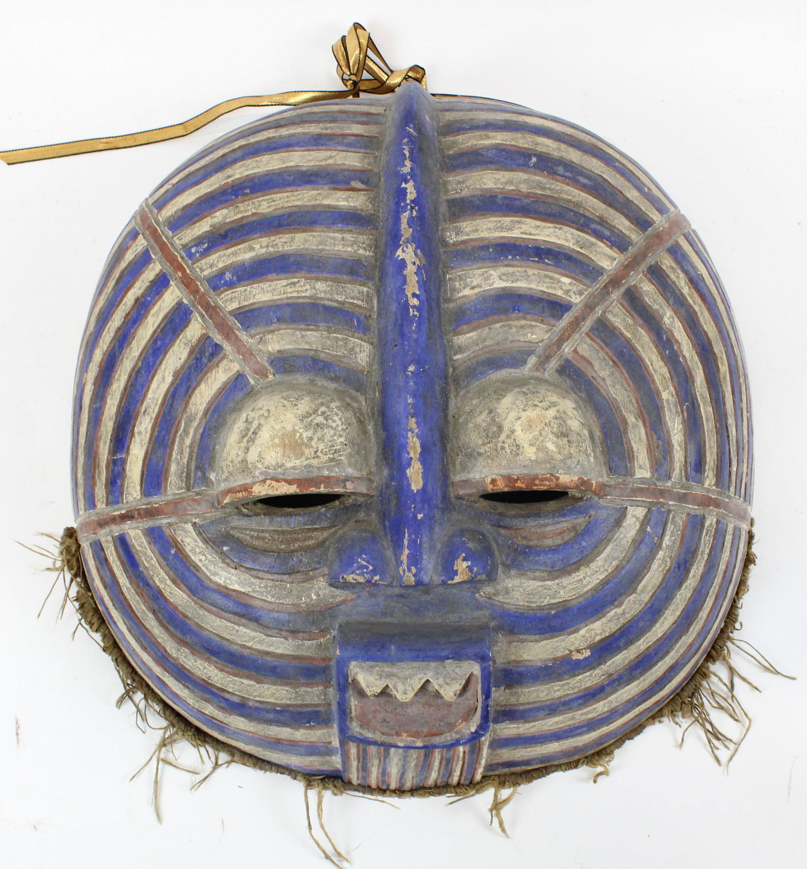 Mid 20th c African Tribal Wooden Mask (1 of 3)