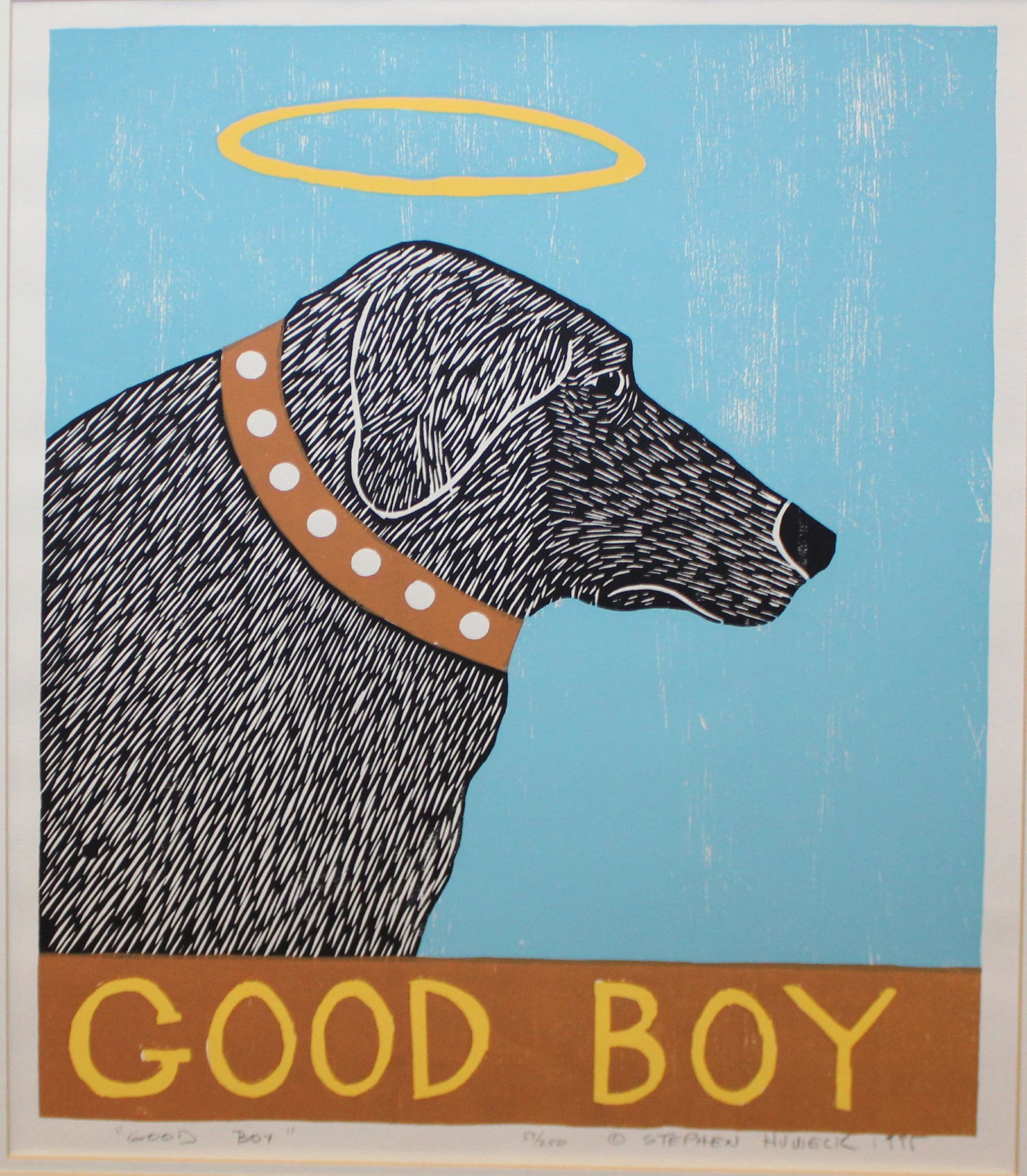 Stephen Huneck (VT 1948-2010) Good Boy (1 of 2)
