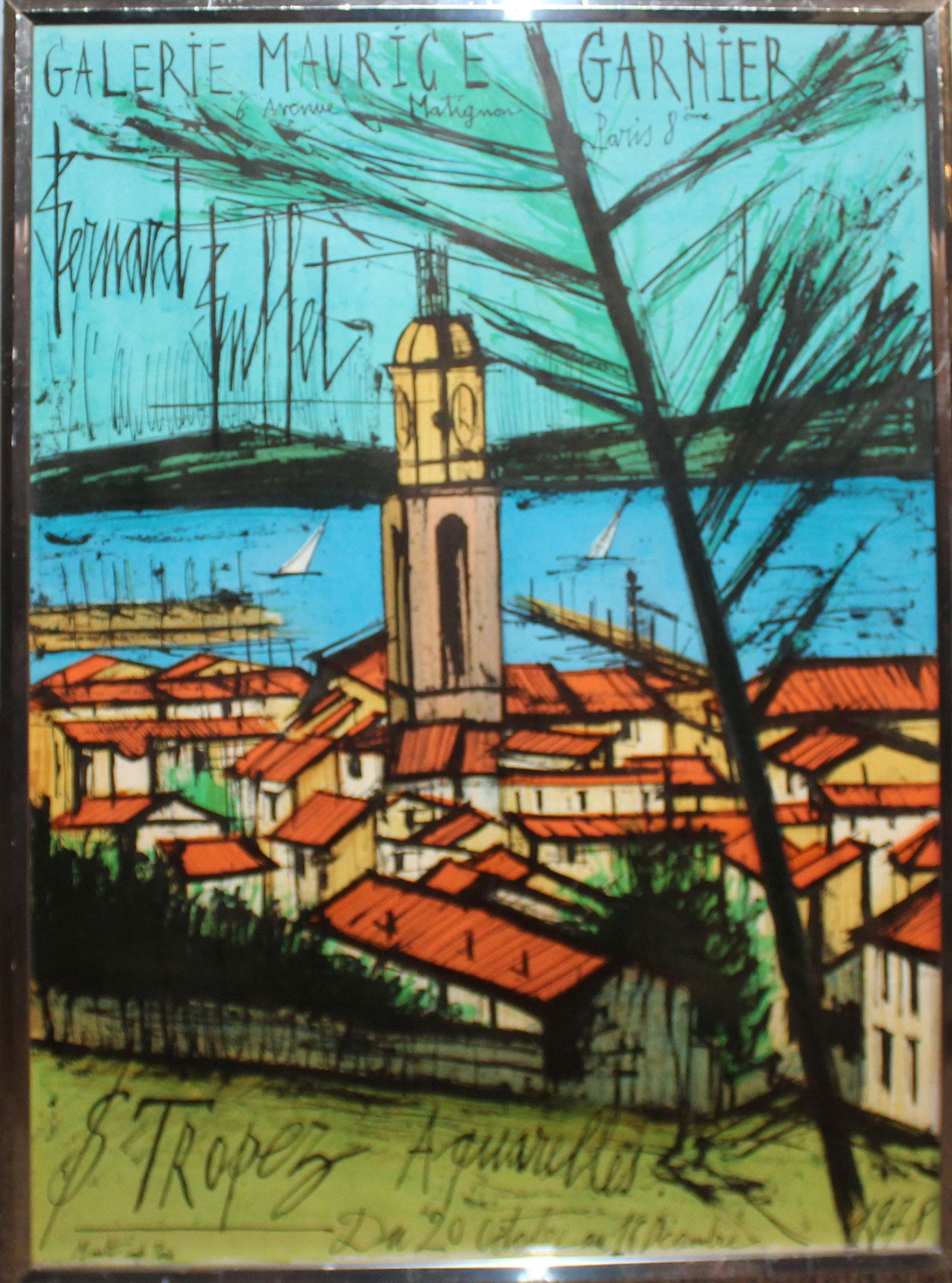 Bernard Buffet 1978 exhibition poster (1 of 1)