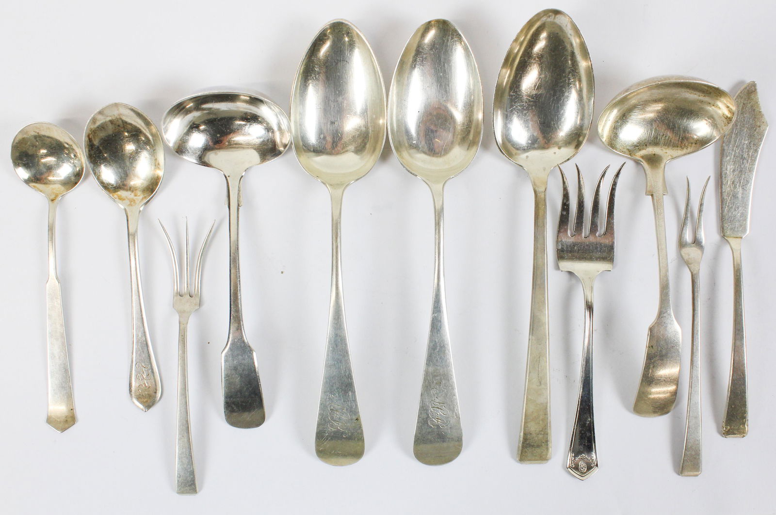 11 pcs. of Assorted Sterling Silver Flatware (1 of 5)