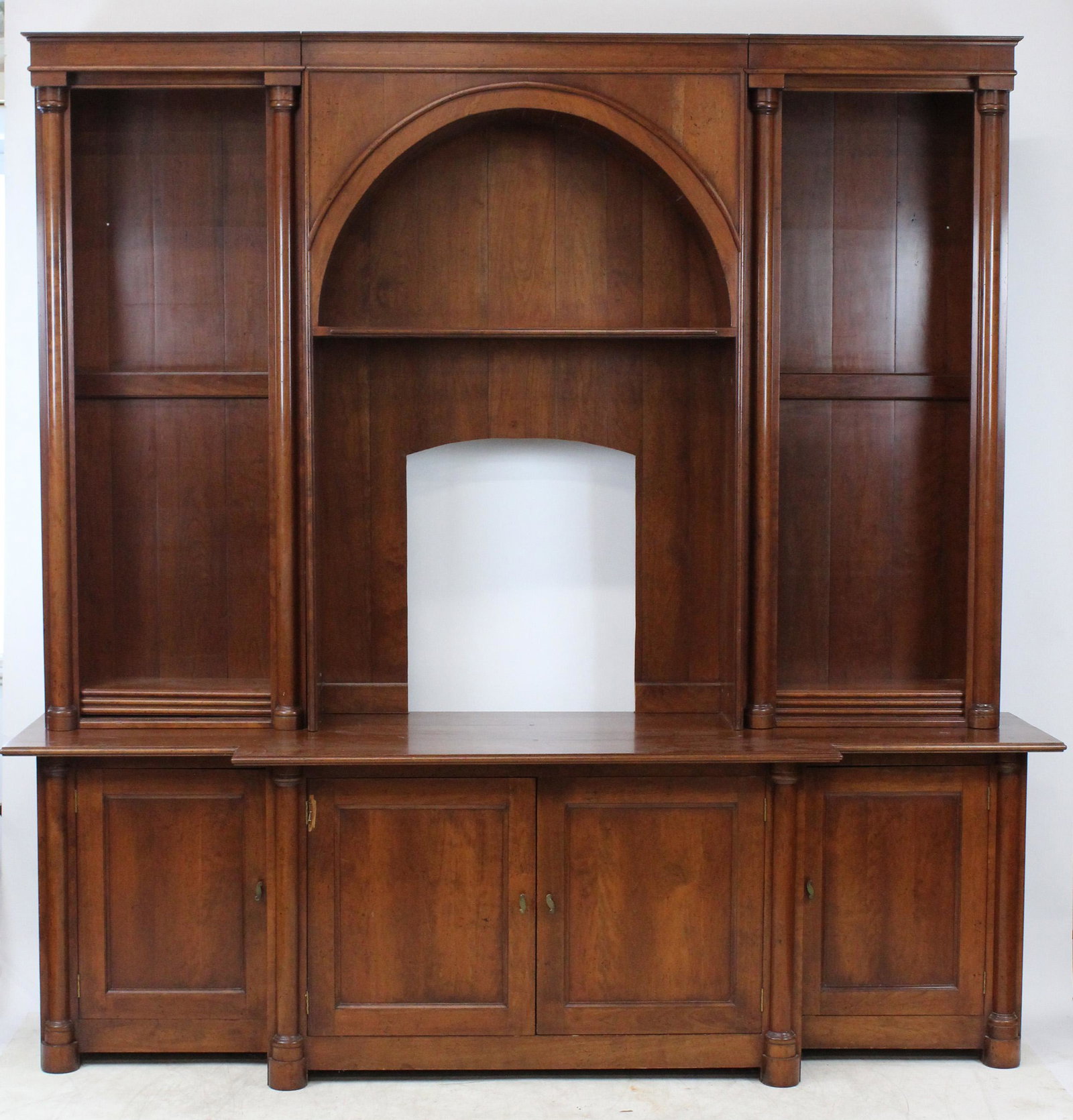 Custom Neo-Classical Bookcase (1 of 5)