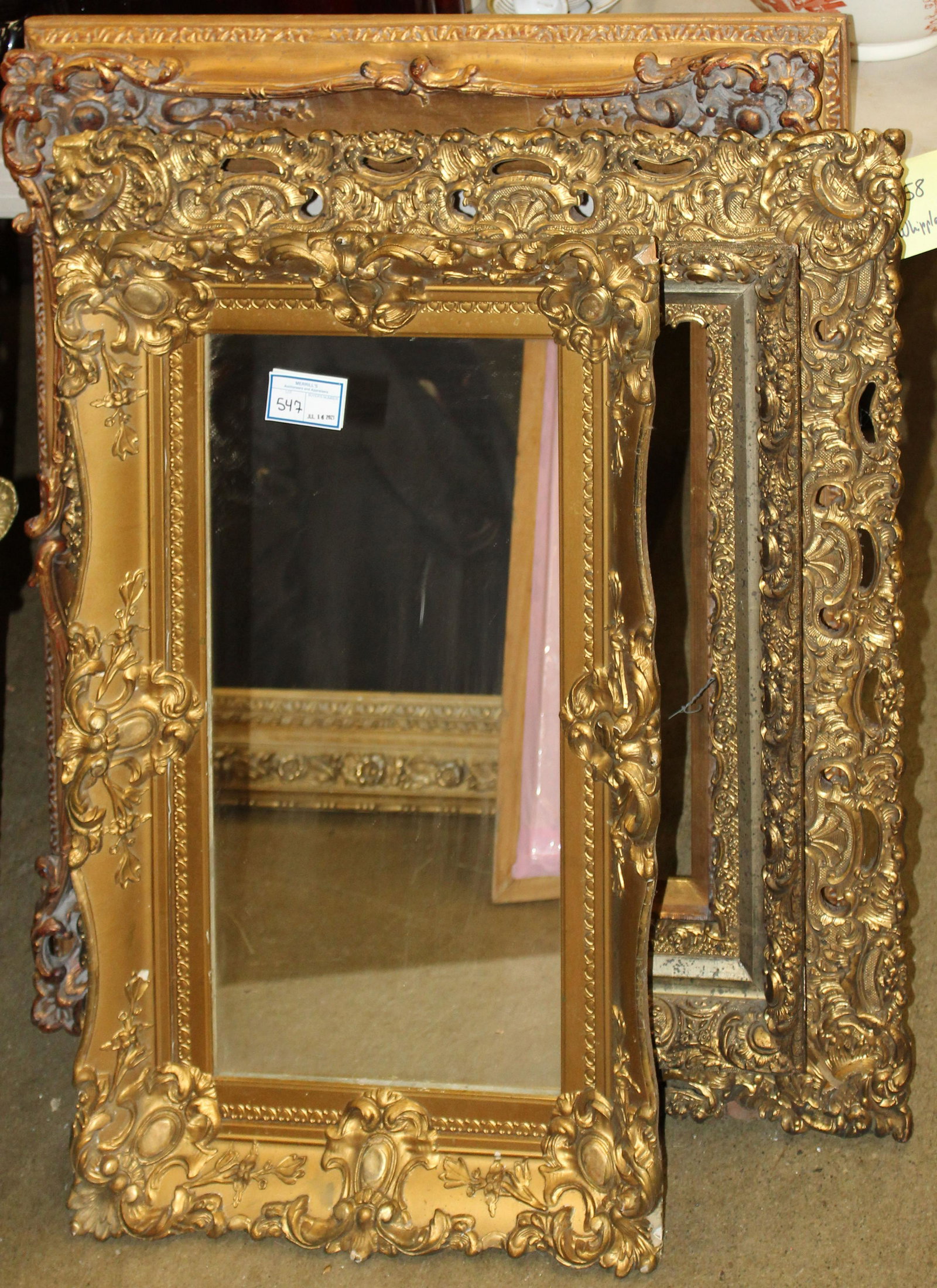 3 Ornate Victorian Gilt Frames (1 of 1)