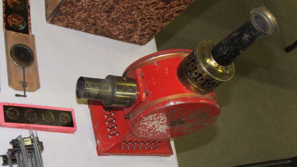 Victorian Magic Lantern w/ slides: Victorian Magic Lantern w/ slides