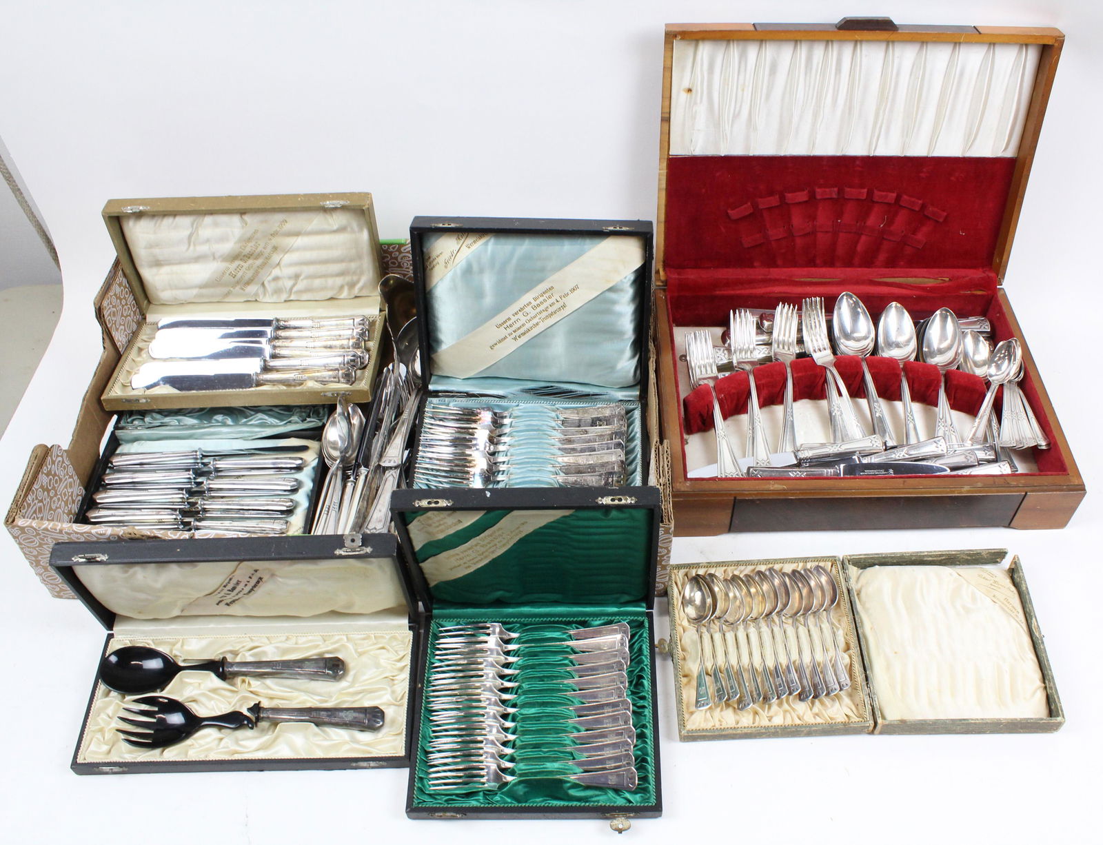2 Sets of Early 20th c. Silverplated Flatware (1 of 4)