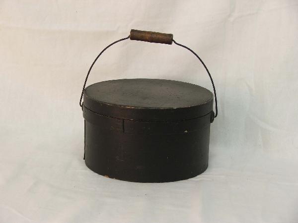 19th century 11 inch pantry box carrier: 19th century 11 inch pantry box carrier