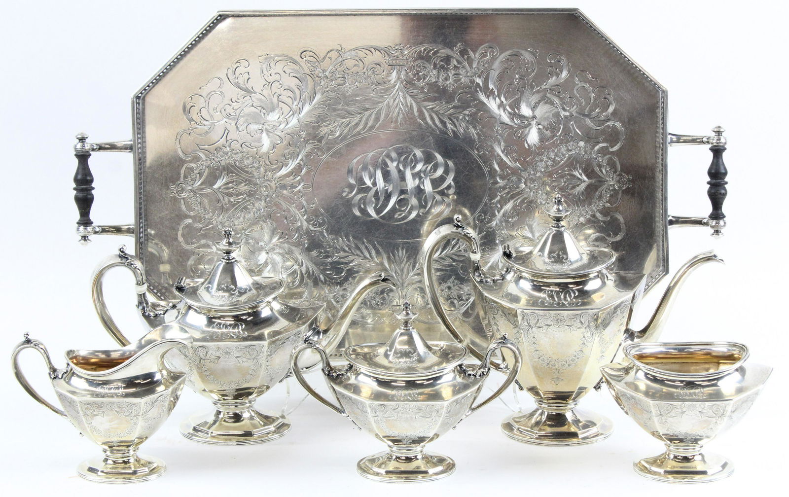 Fine Reed and Barton Sterling 6 pc. Tea Set (1 of 7)