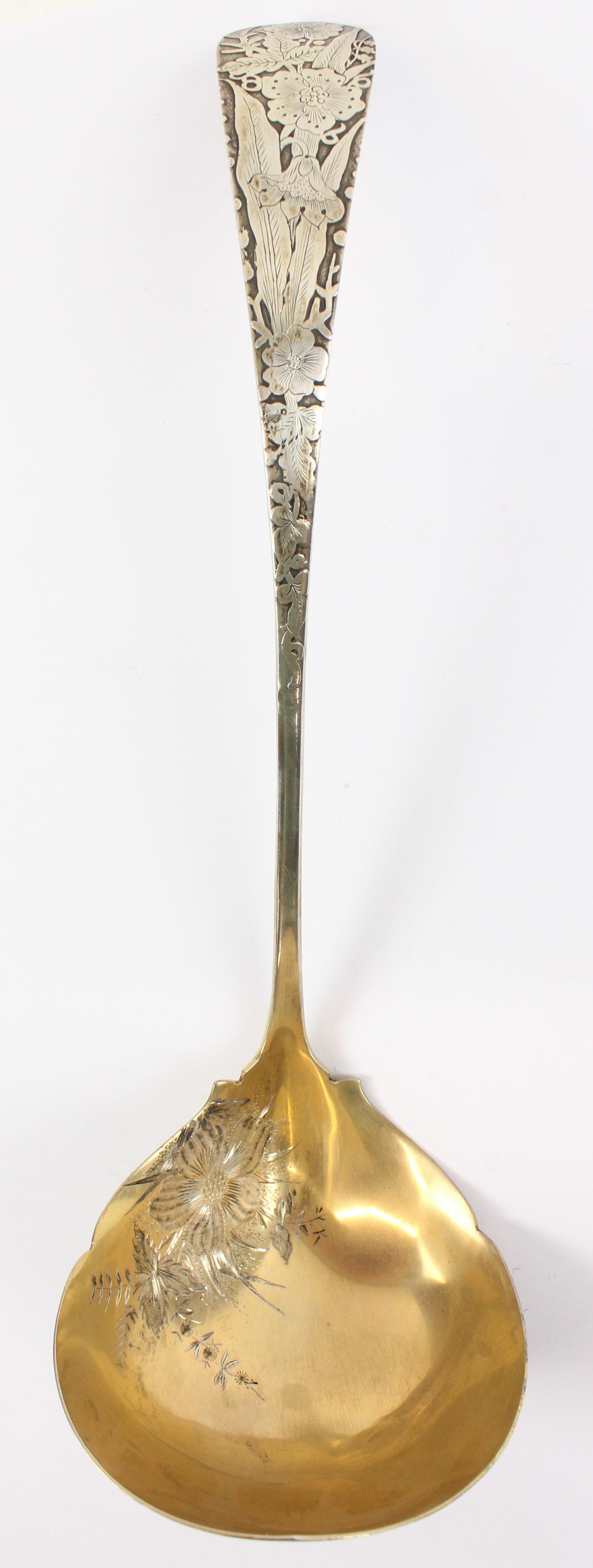 Victorian Aesthetic Movement Sterling Ladle (1 of 4)