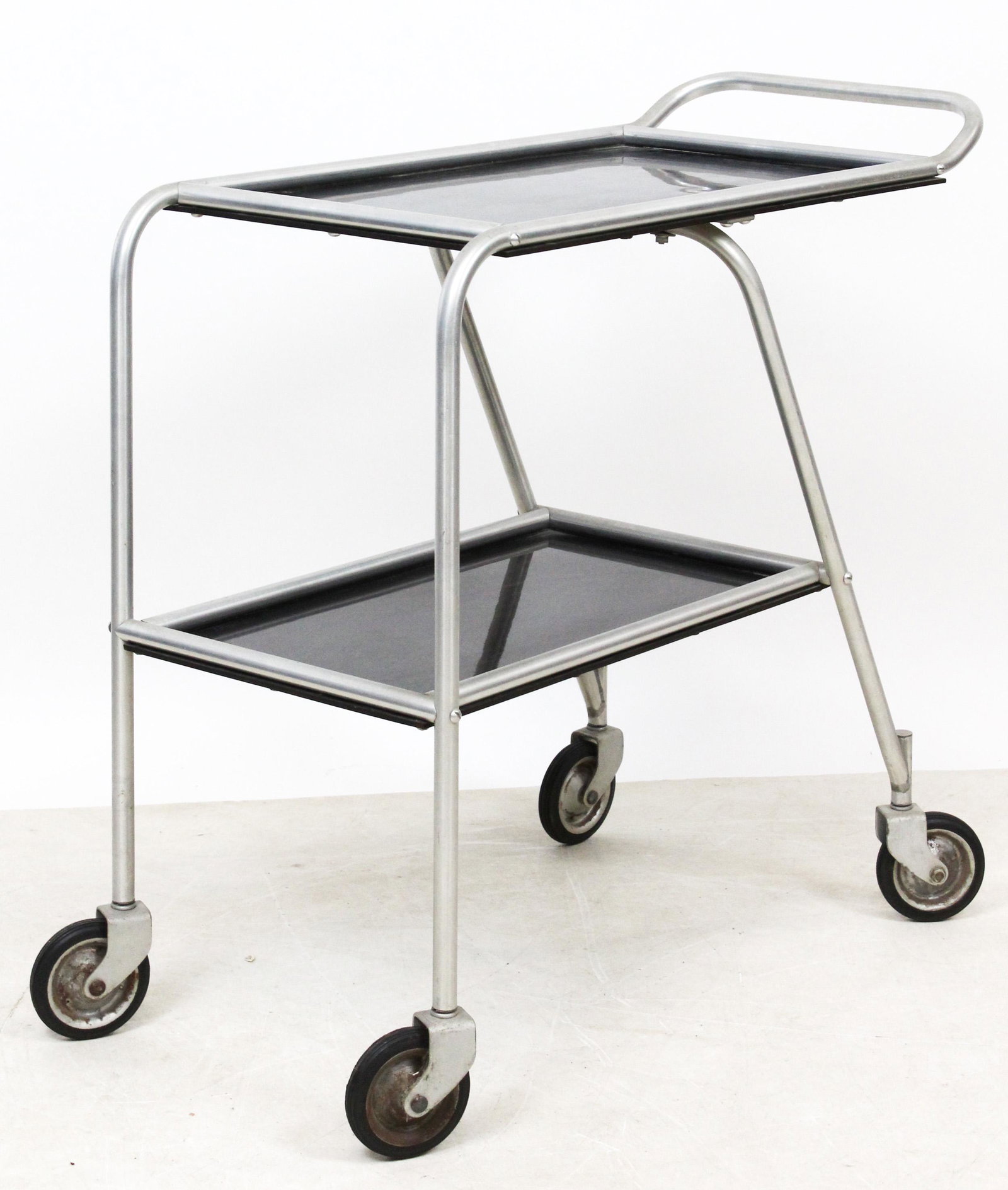 Early DC-3 Aluminum Cocktail Serving Cart (1 of 6)