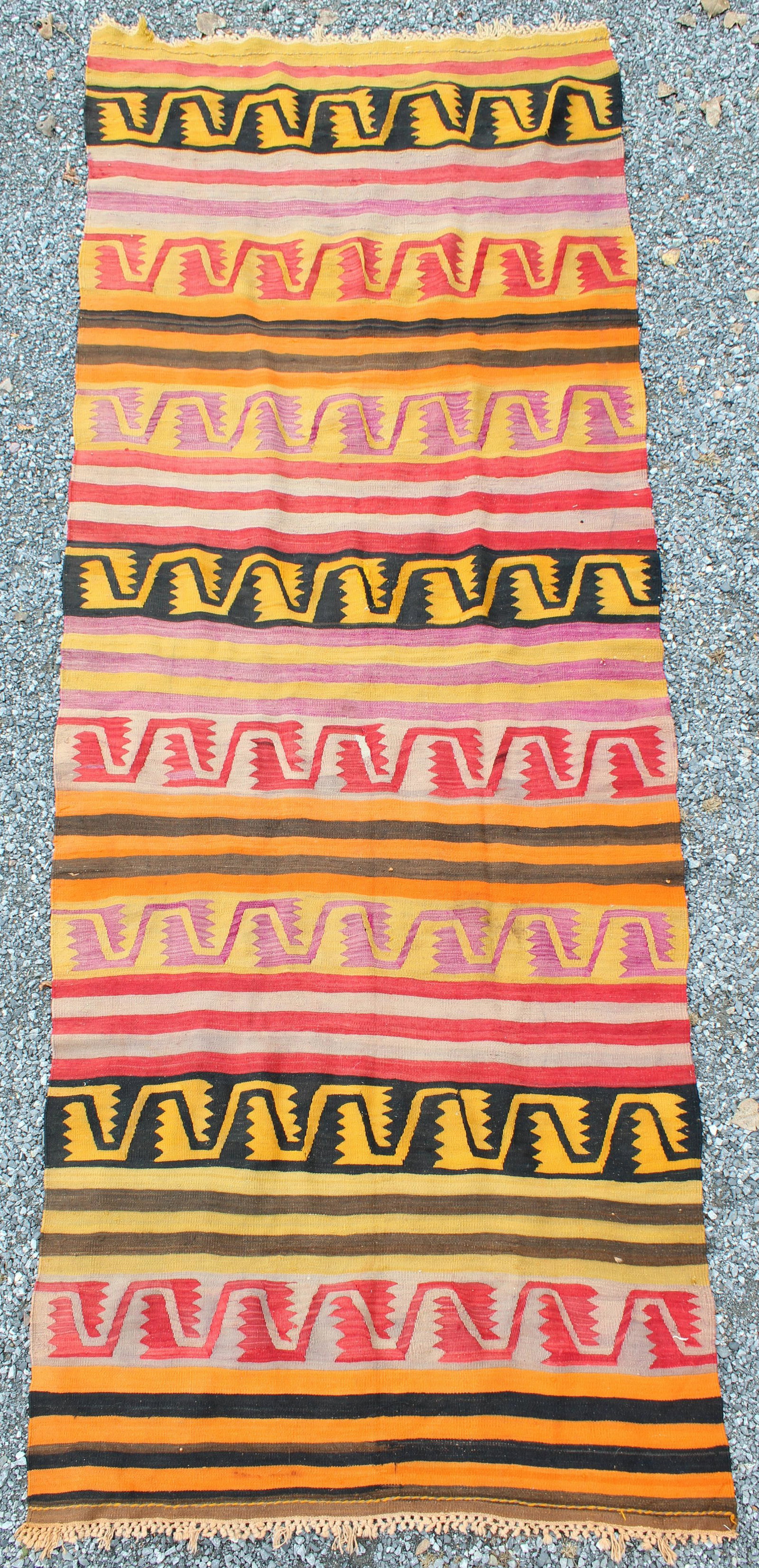 Late 20th c Konya Flatwoven Rug (1 of 4)