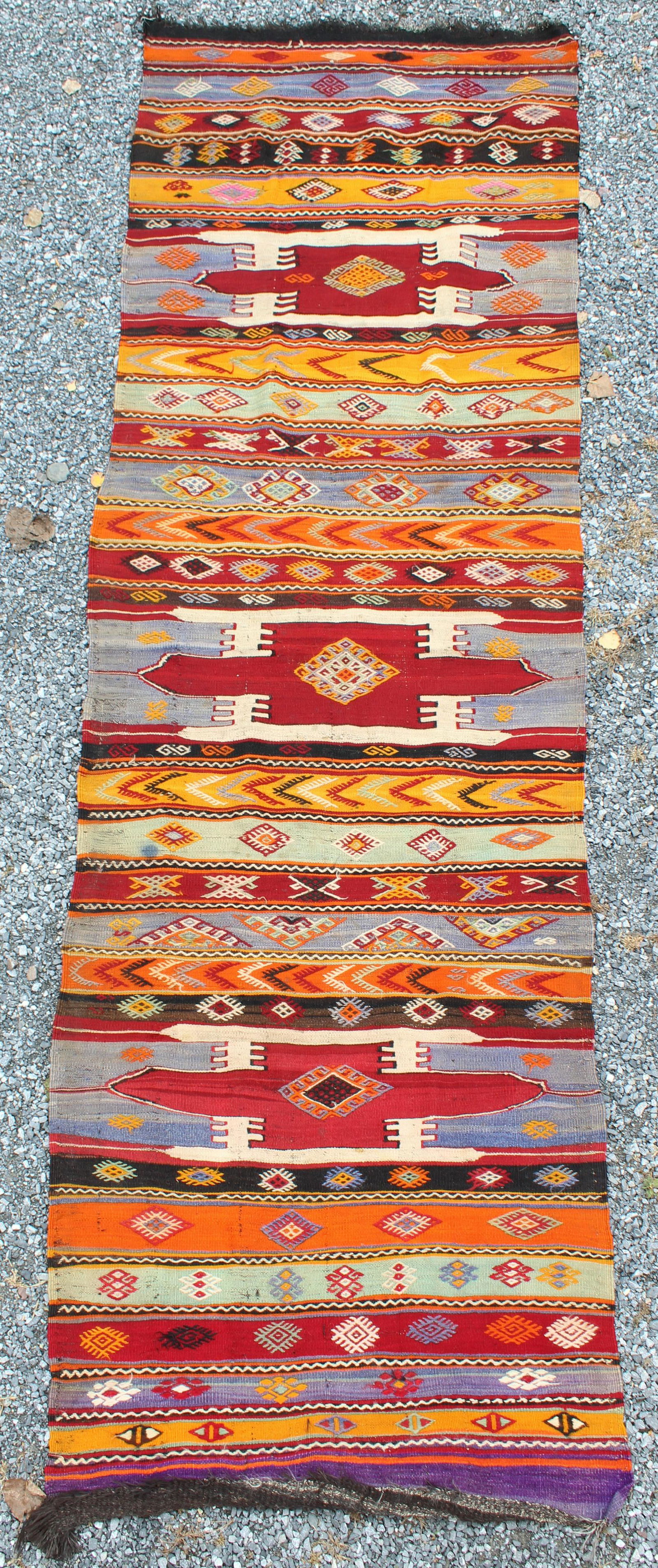 Late 20th c Sivas Flatwoven Runner (1 of 5)