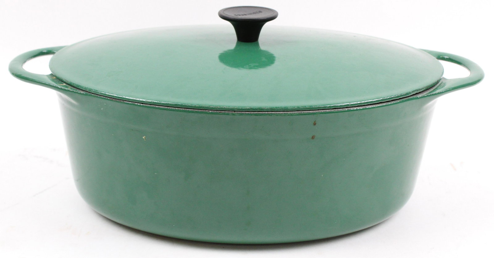 Vintage French Cousanges Enameled Pot (1 of 4)
