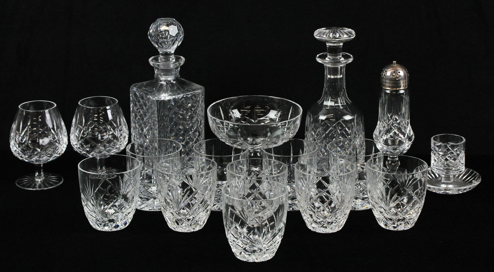 17 pcs. Waterford, Stuart Crystal Tableware (1 of 3)