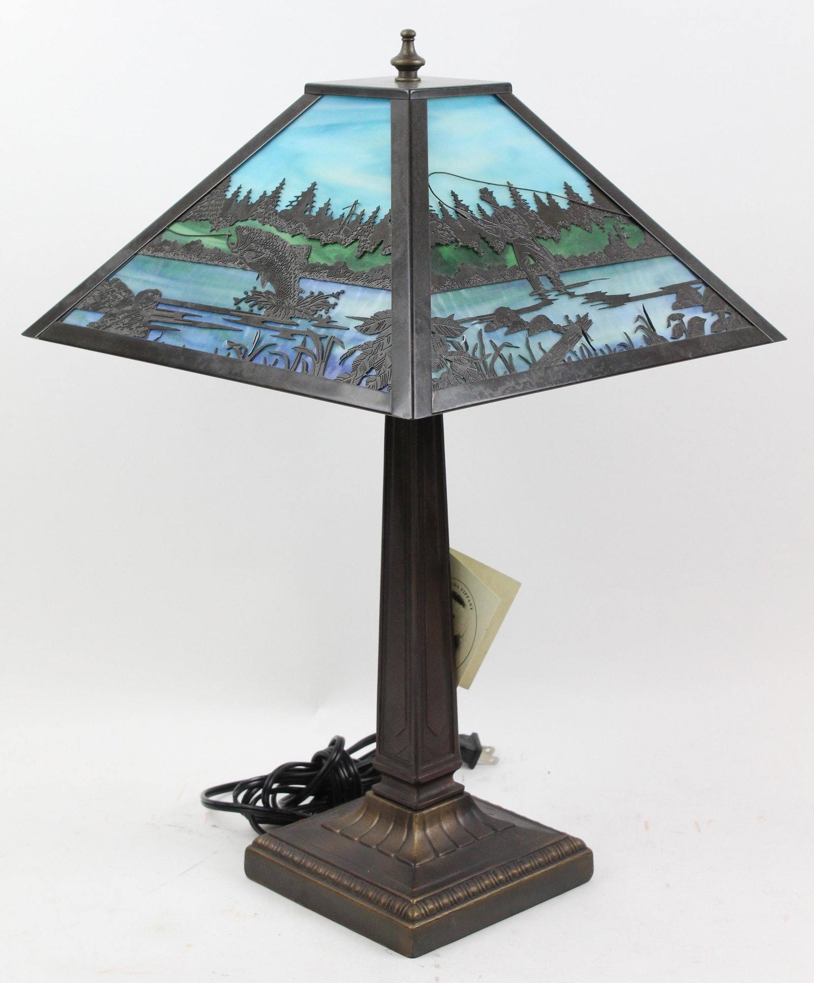 Meyda Tiffany Stained Glass Table Lamp (1 of 4)