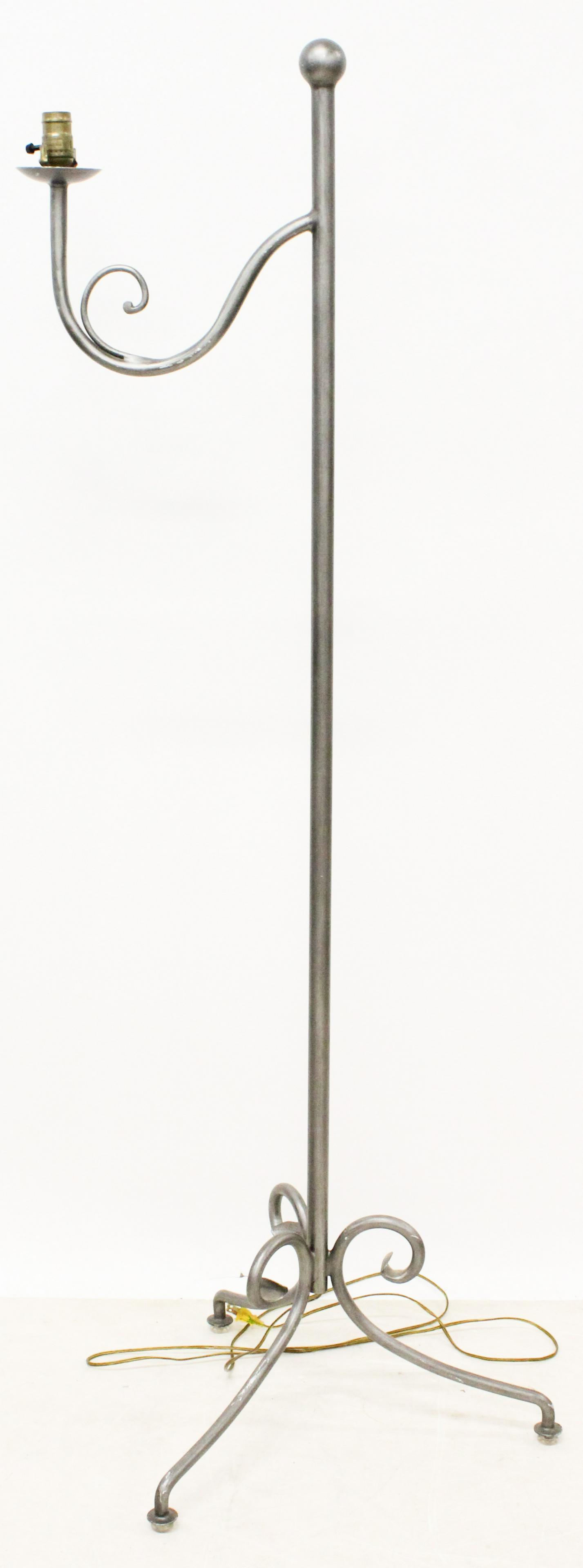 Modern Wrought Iron Floor Lamp (1 of 3)