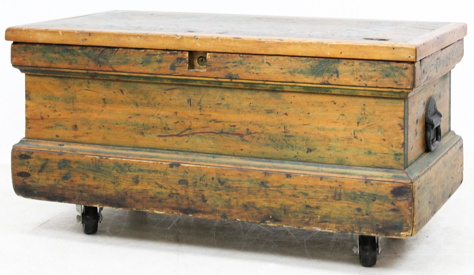 19th c Tool Chest and Pine Blanket Box (1 of 8)