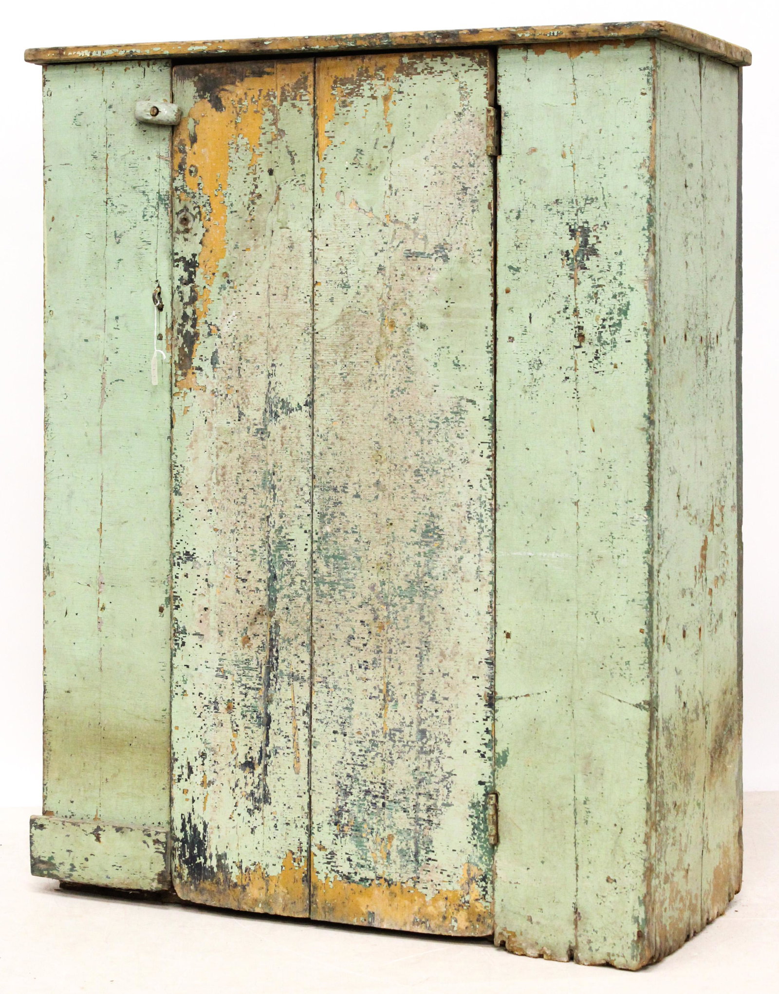 19th c Green Painted Jelly Cupboard (1 of 6)