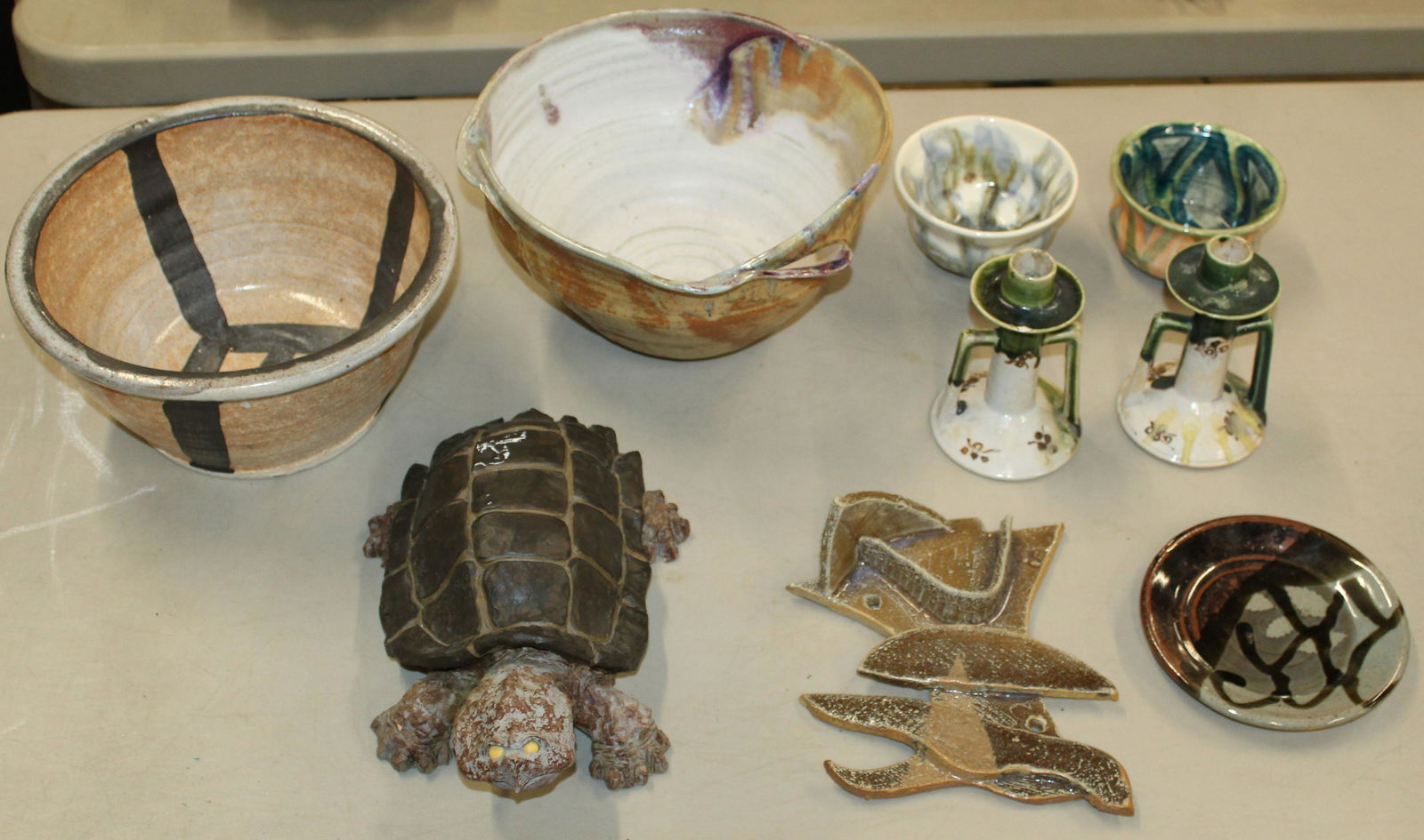 Group of Unsigned Art Pottery Objects (1 of 6)