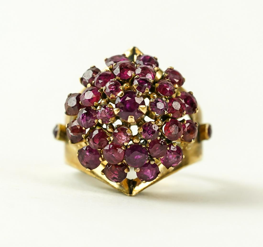 18k Dome Ruby Ring (1 of 3)