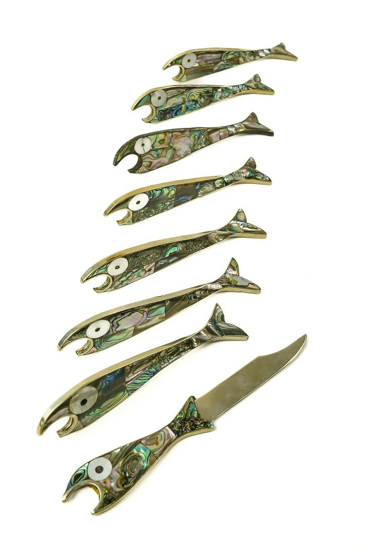 Sanborns Mexico Abalone Bottle Openers (1 of 3)