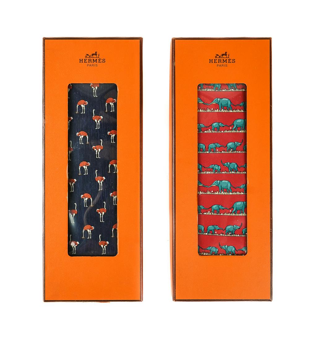 Hermes Silk Ties (1 of 2)