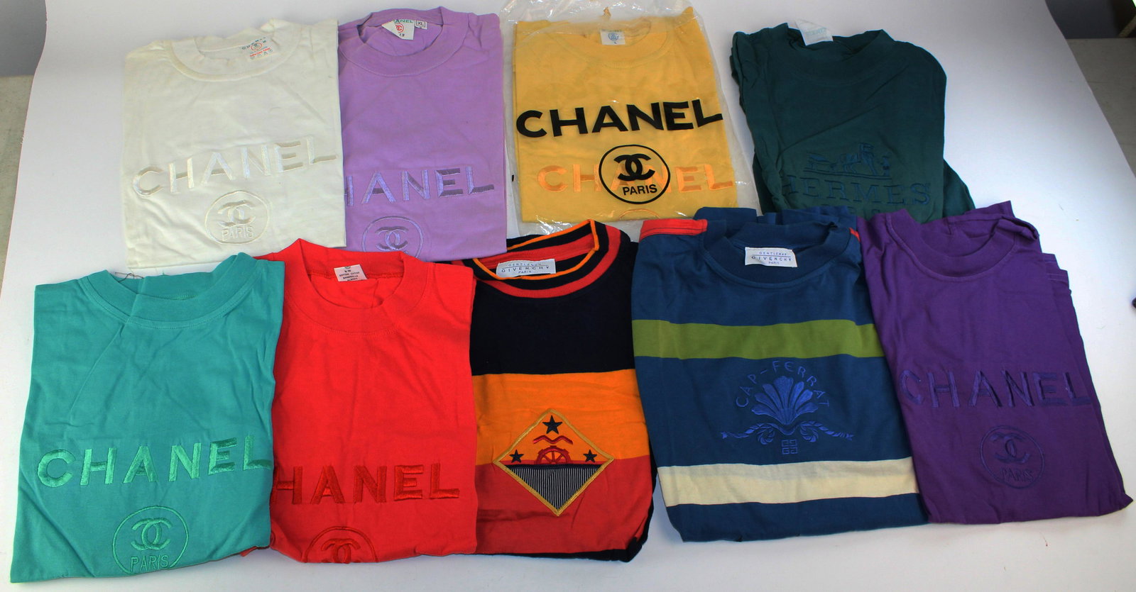 Givenchy, Chanel, Hermes T-Sshirts (1 of 9)