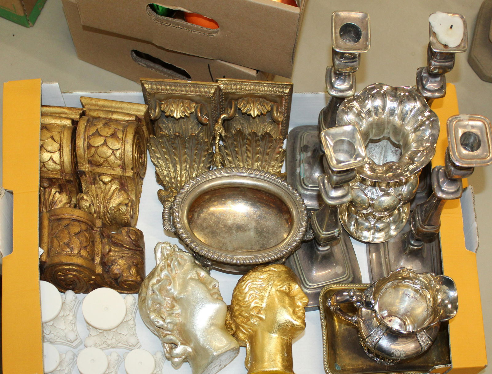 Classical Statuary and Silver Plated Tableware (1 of 4)