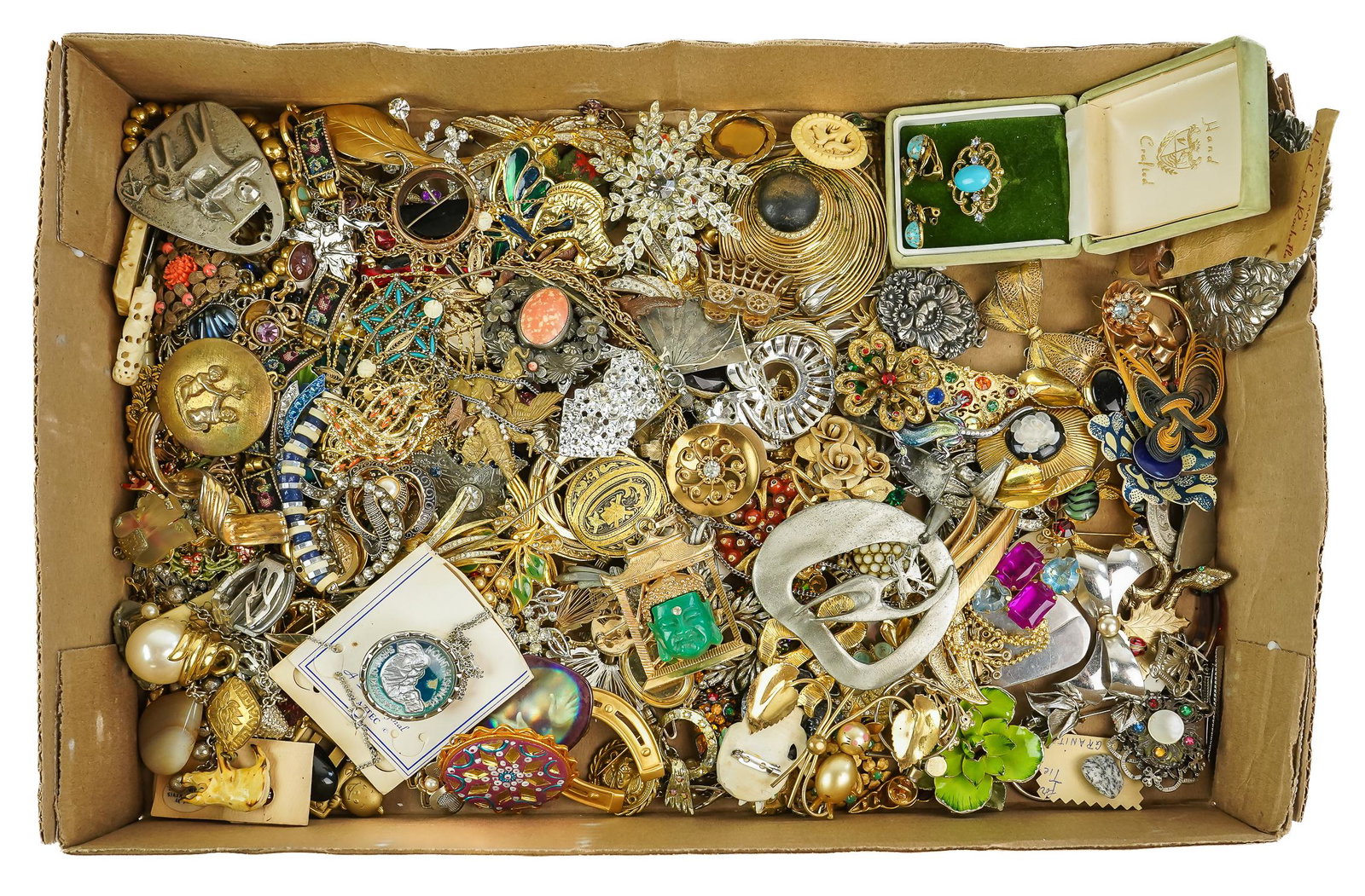 Large Lot of Vintage Costume Jewelry (1 of 1)