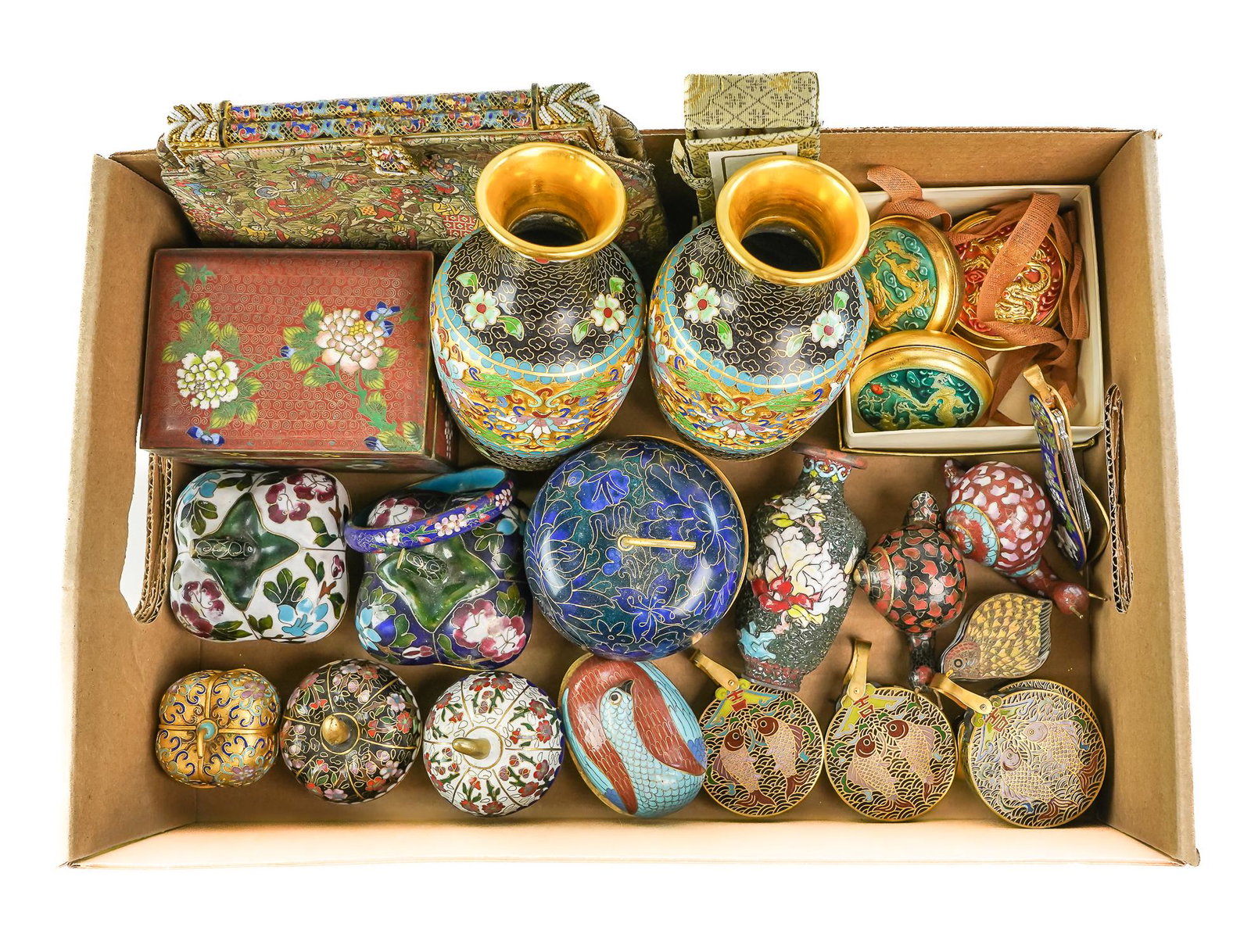Collection of Chinese Cloisonne Articles (1 of 1)